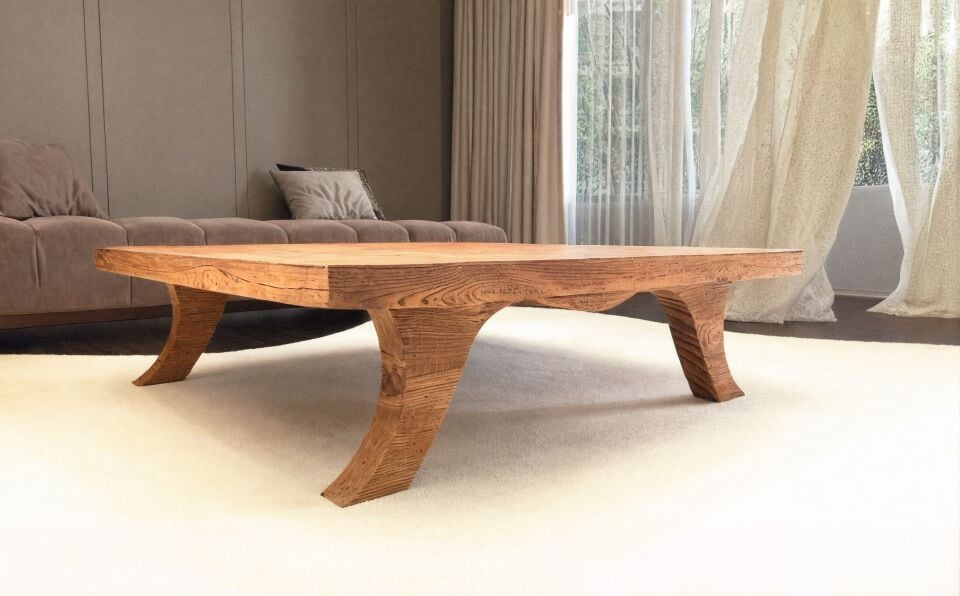 Ahşap Lüks Orta Sehpa